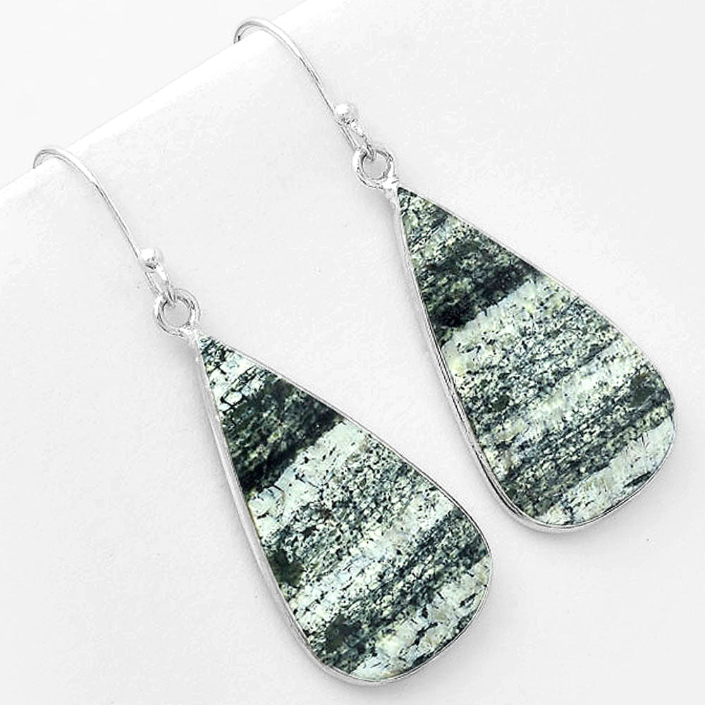 Natural Chrysotile Earrings E-1001 SDE57732