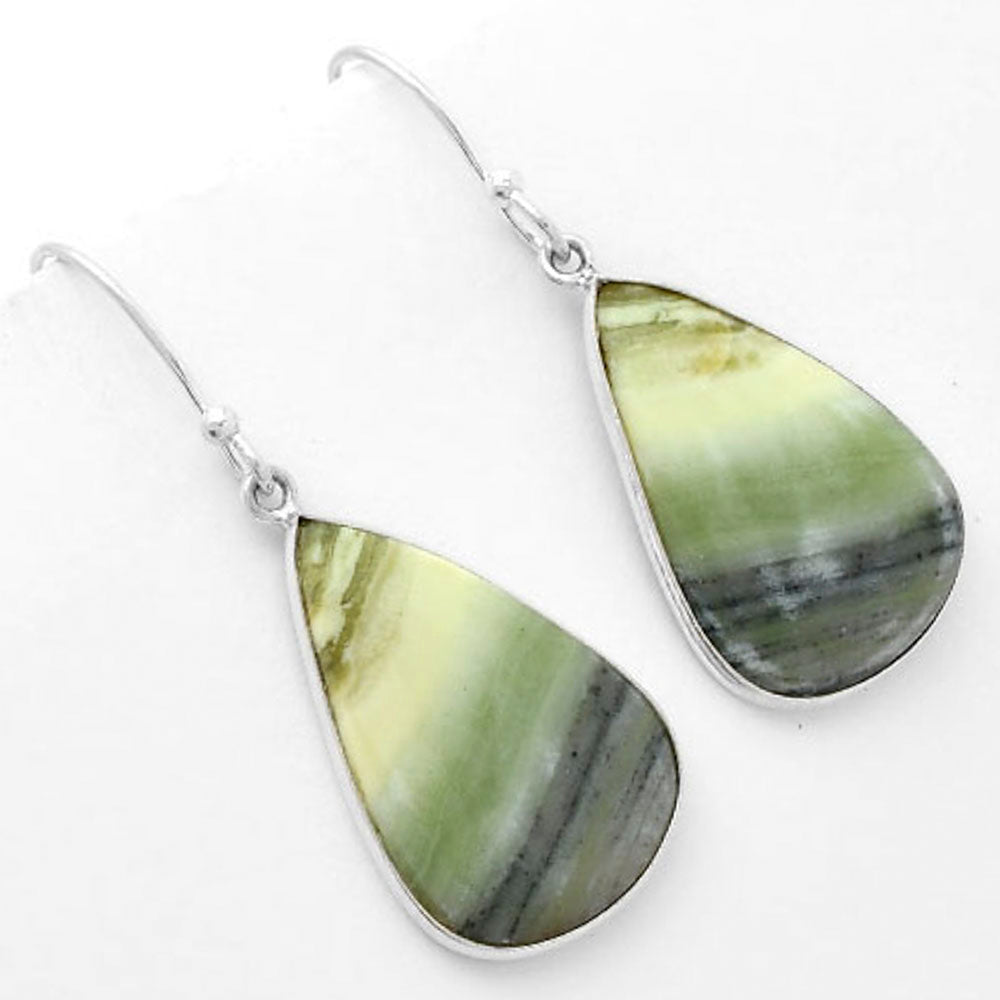 Natural Serpentine Earrings E-1001 SDE62502