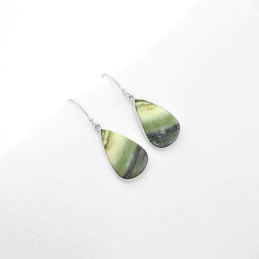 Natural Serpentine Earrings E-1001 SDE62502