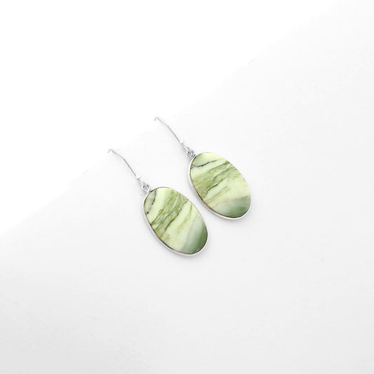 Natural Serpentine Earrings E-1001 SDE62505