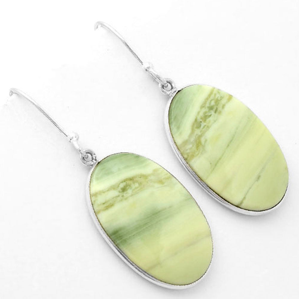 Natural Serpentine Earrings E-1001 SDE62509
