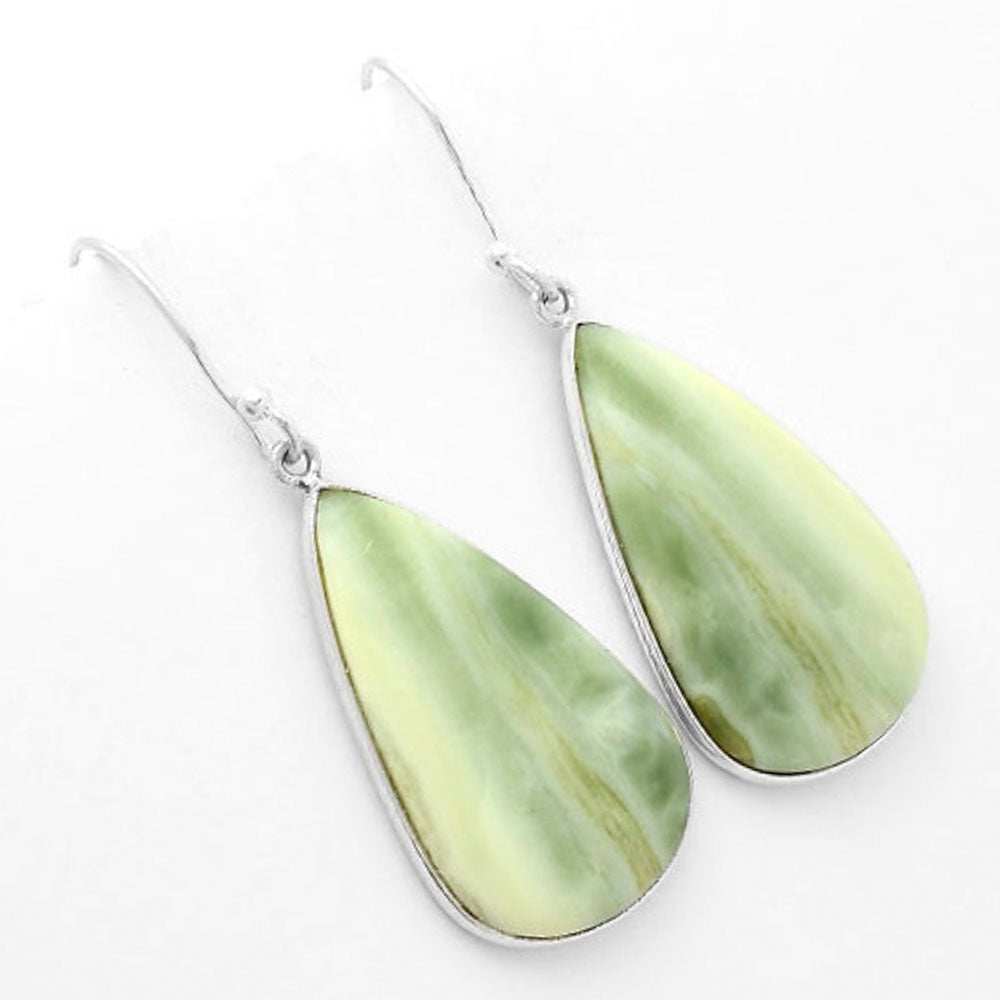 Natural Serpentine Earrings E-1001 SDE62516