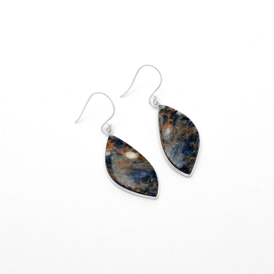 Natural Sodalite Earrings E-1001 SDE63030
