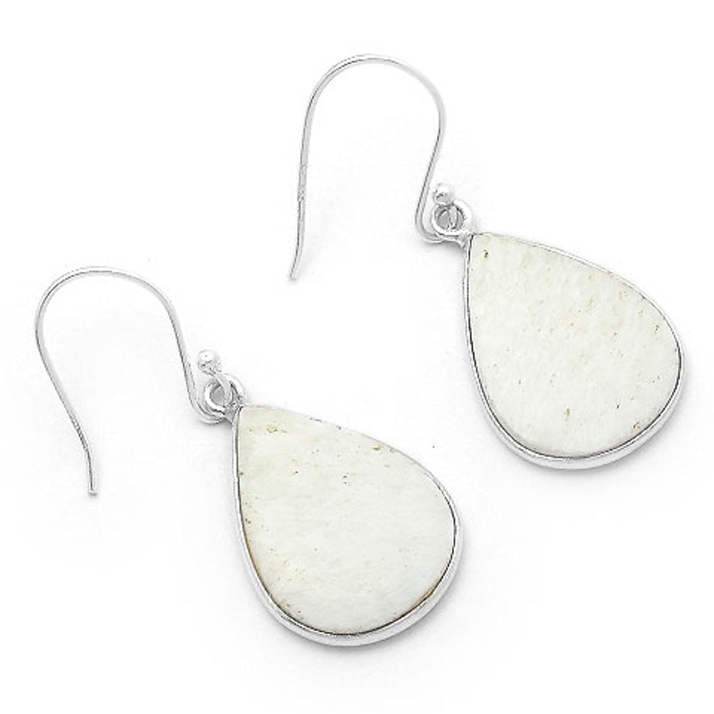 Natural White Scolecite Earrings E-1001 SDE63362