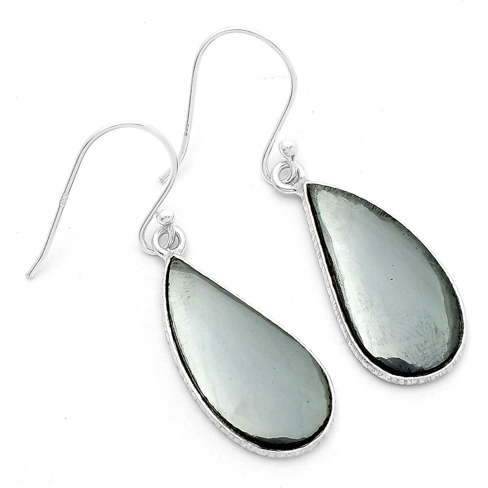Natural Gunmetal Earrings E-1001 SDE63829