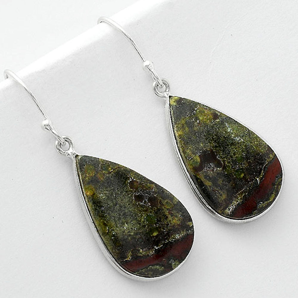 Dragon Blood Stone - South Africa Earrings E-1001 SDE65983