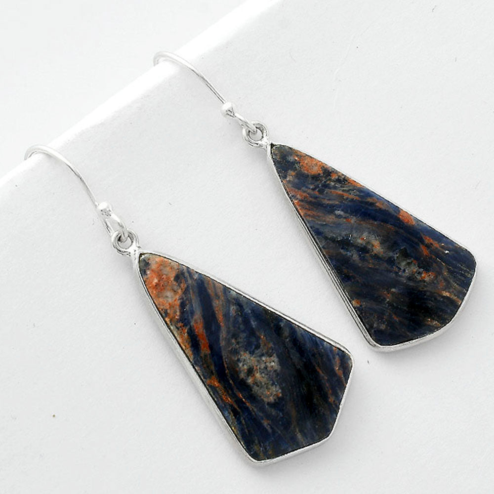 Natural Orange Sodalite Earrings E-1001 SDE66004