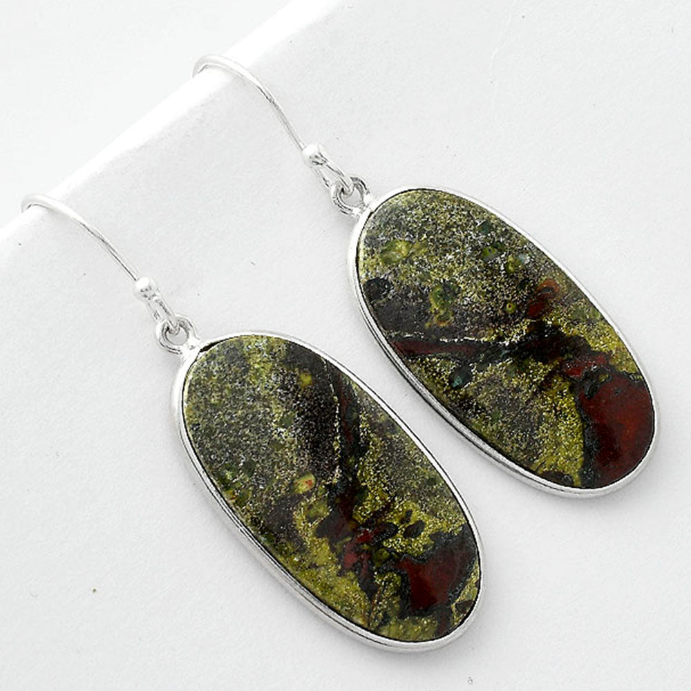 Dragon Blood Stone - South Africa Earrings E-1001 SDE66017