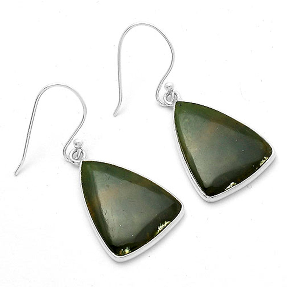 Natural Chrome Chalcedony Earrings E-1001 SDE66563