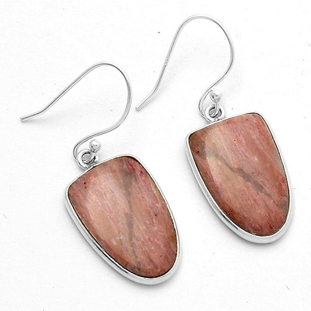 Natural Pink Tulip Quartz Earrings E-1001 SDE66614