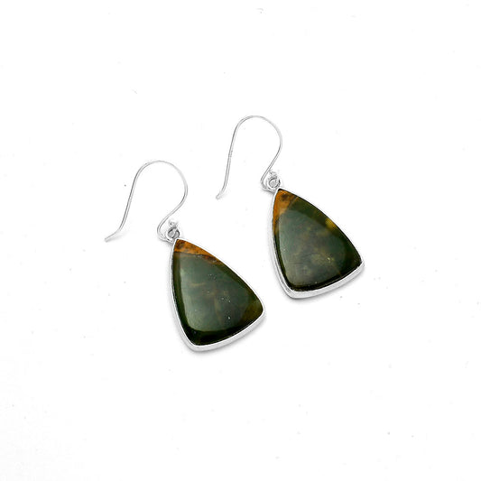 Natural Chrome Chalcedony Earrings E-1001 SDE66681