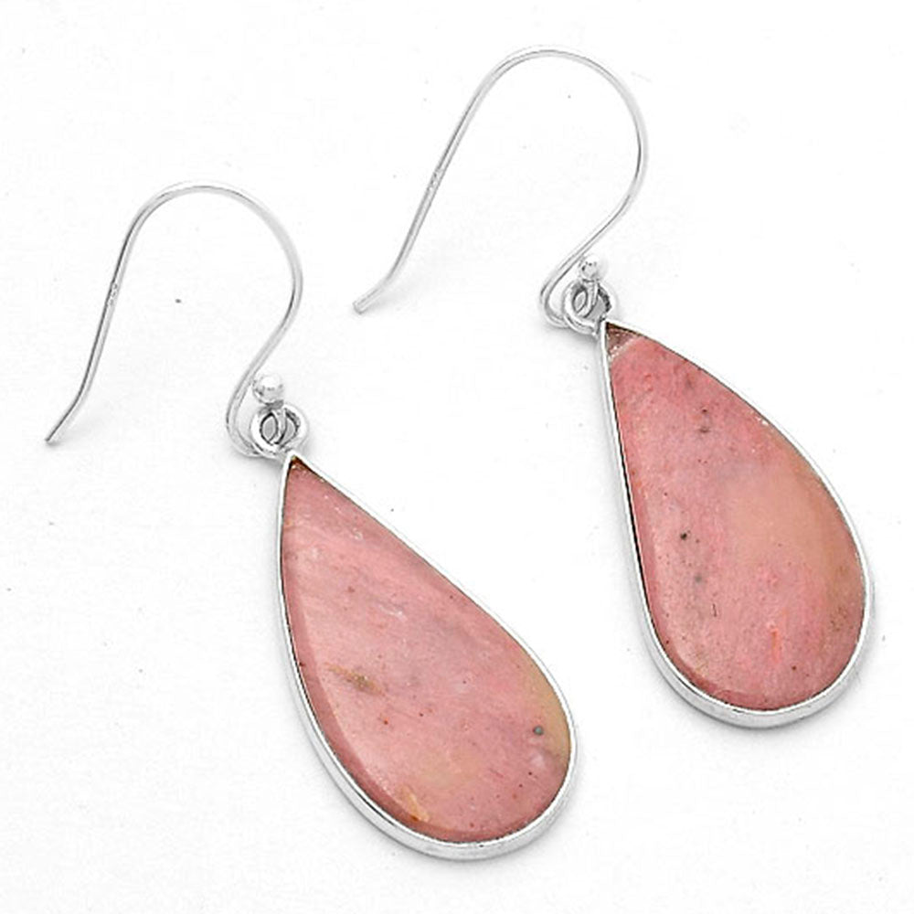 Natural Pink Tulip Quartz Earrings E-1001 SDE66693