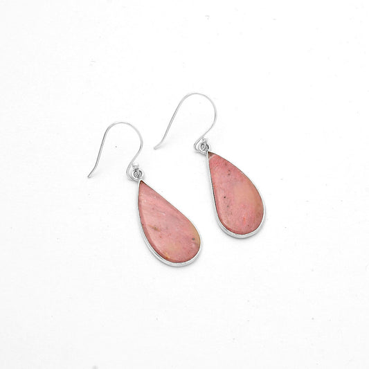 Natural Pink Tulip Quartz Earrings E-1001 SDE66693