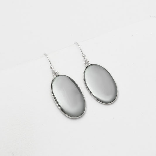 Natural Gunmetal Earrings E-1001 SDE67391