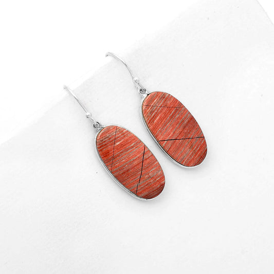 Natural Snake Skin Jasper Earrings E-1001 SDE67872