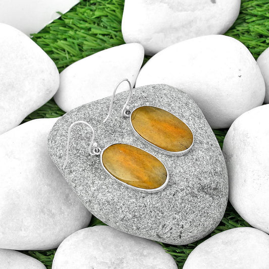 Natural Honey Aragonite Earrings E-1001 SDE68672