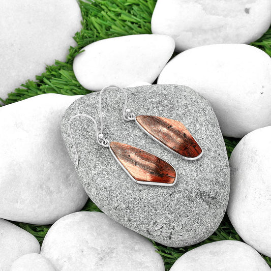 Natural Snake Skin Jasper Earrings E-1001 SDE68908