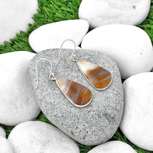 Natural Imperial Dedise Jasper Earrings E-1001 SDE69136