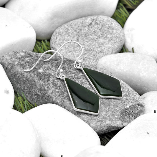 Natural Chrome Chalcedony Earrings E-1001 SDE69553