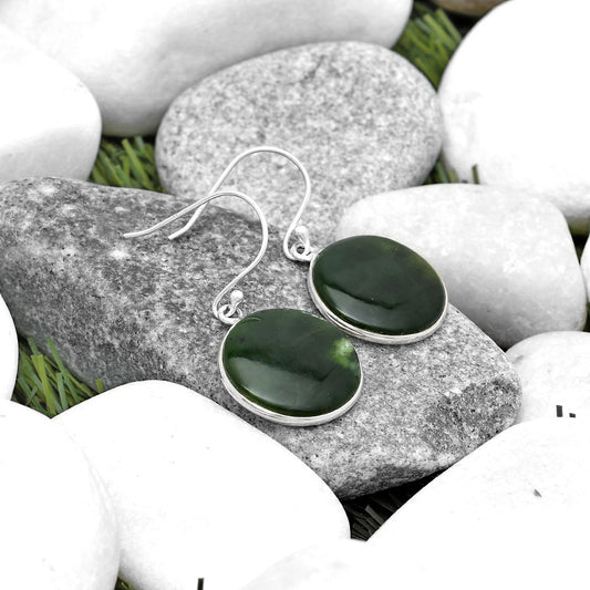 Natural Chrome Chalcedony Earrings E-1001 SDE69561