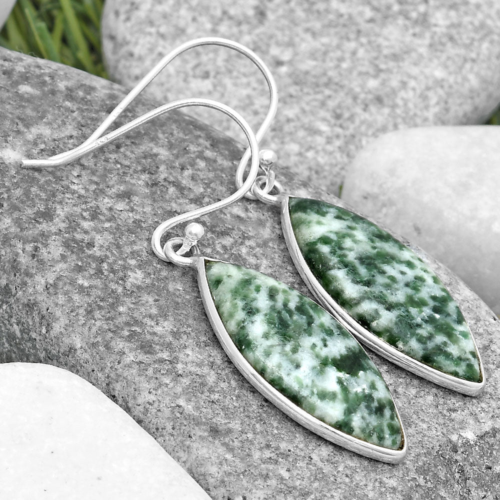 Natural Dioptase Earrings E-1001 SDE69636