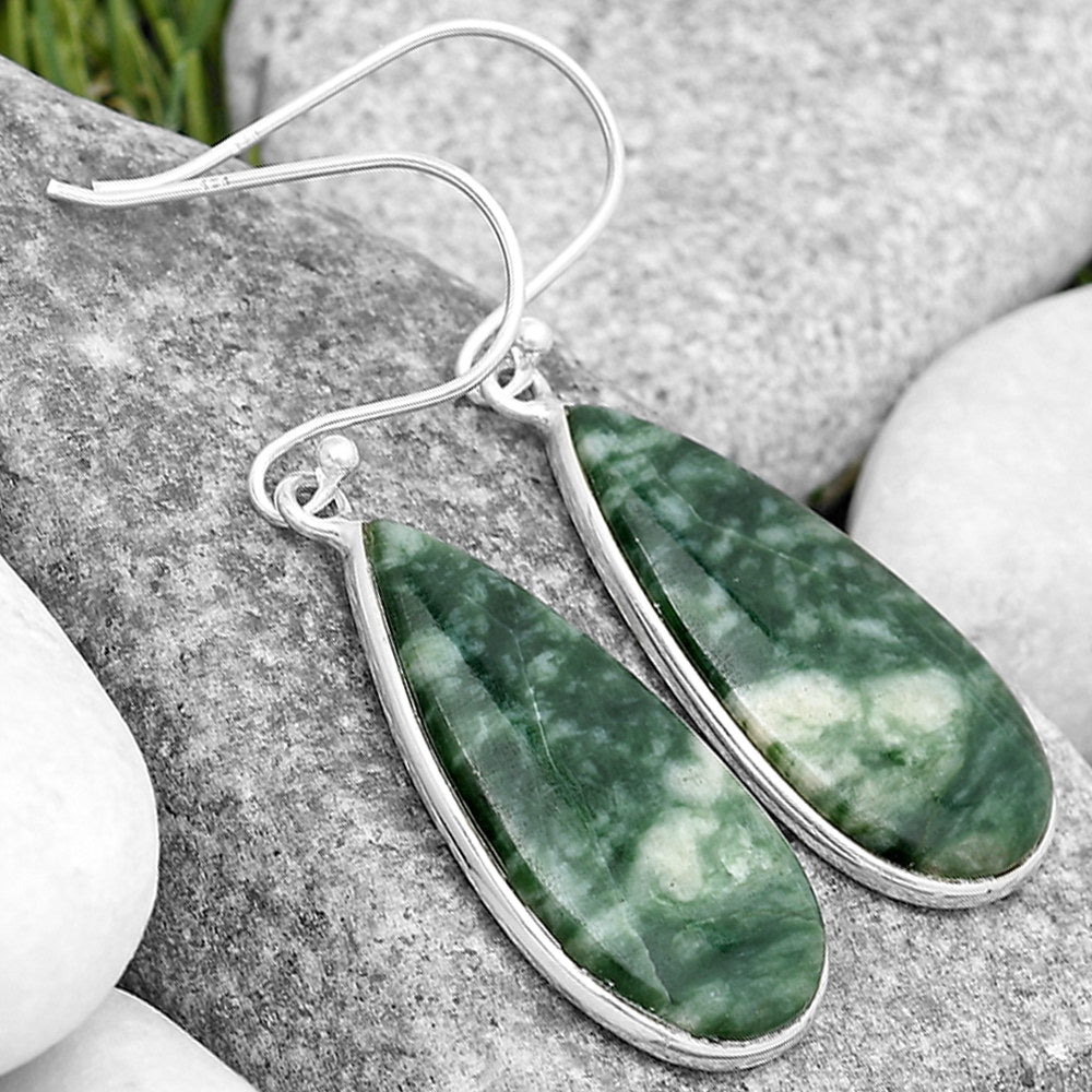 Natural Dioptase Earrings E-1001 SDE69841