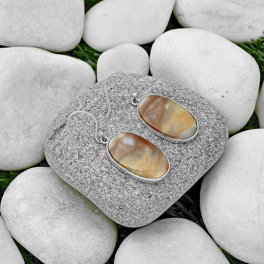 Natural Imperial Dedise Jasper Earrings E-1001 SDE70347