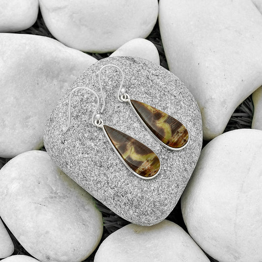 Natural Wave Dolomite Earrings E-1001 SDE70433