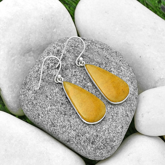 Natural Honey Aragonite Earrings E-1001 SDE71658