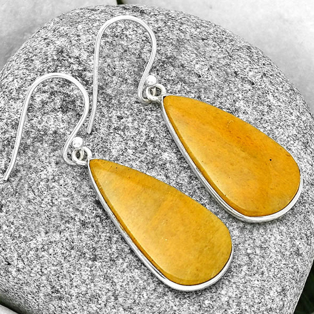 Natural Honey Aragonite Earrings E-1001 SDE71661