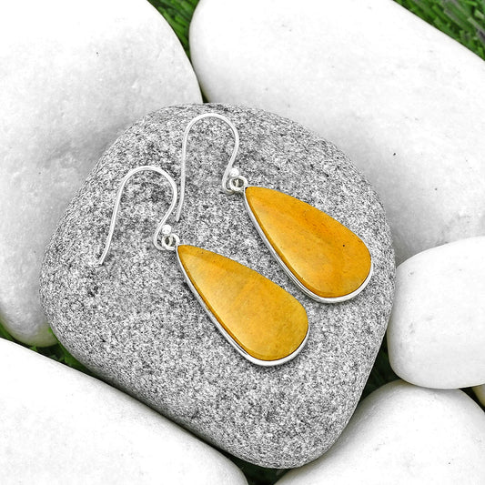 Natural Honey Aragonite Earrings E-1001 SDE71661