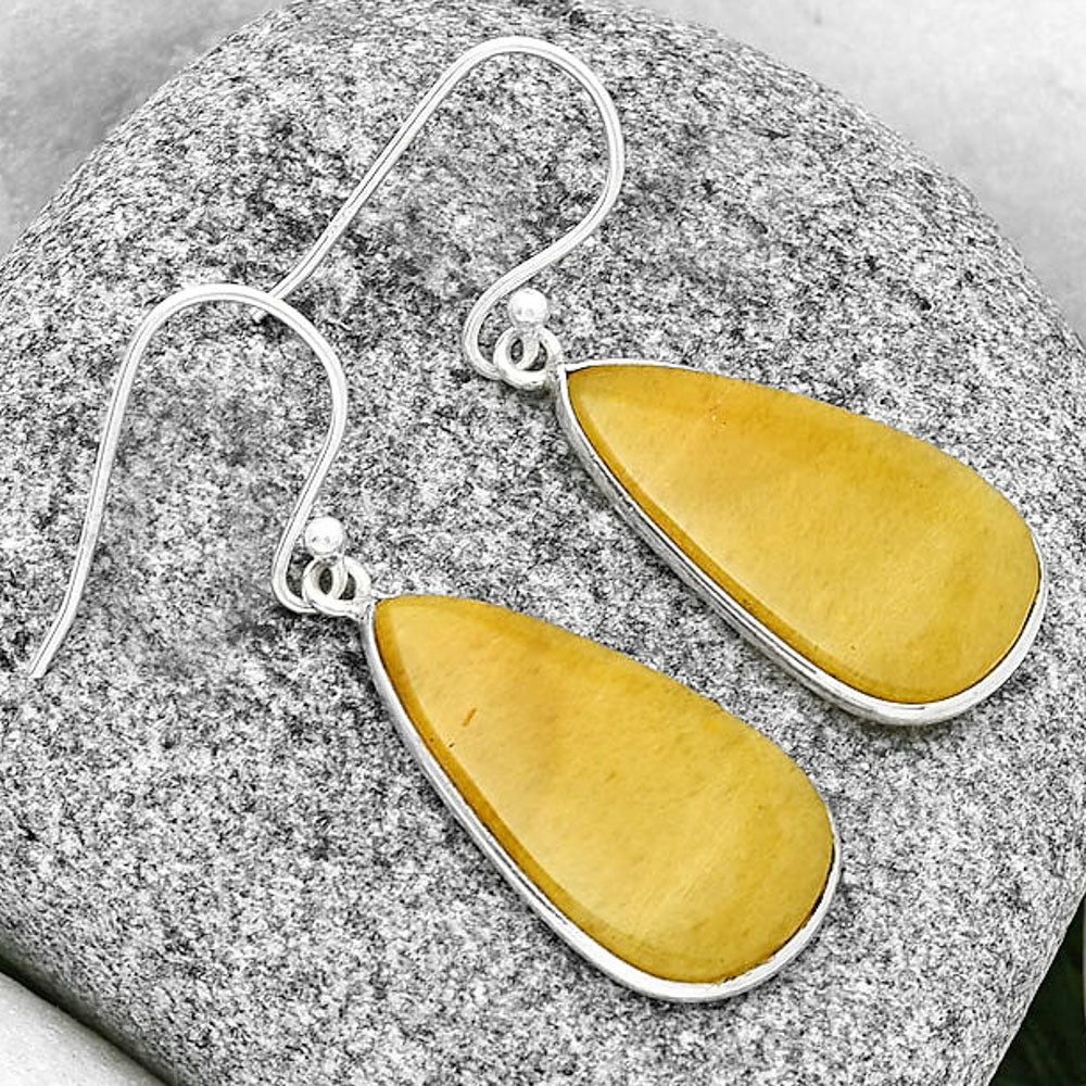 Natural Honey Aragonite Earrings E-1001 SDE71665