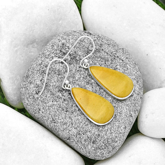 Natural Honey Aragonite Earrings E-1001 SDE71665