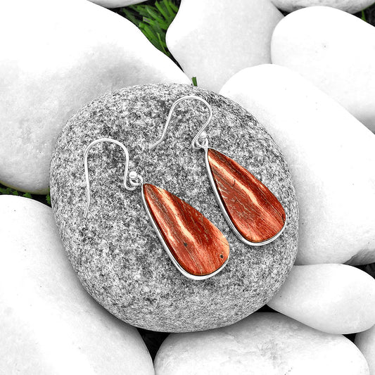 Natural Snake Skin Jasper Earrings E-1001 SDE74720