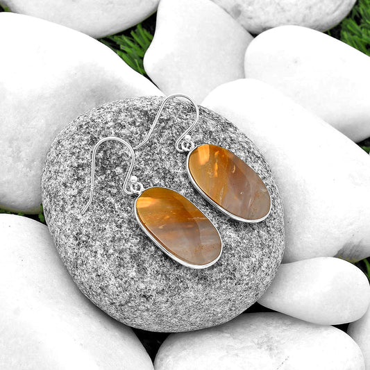 Natural Imperial Dedise Jasper Earrings E-1001 SDE74794