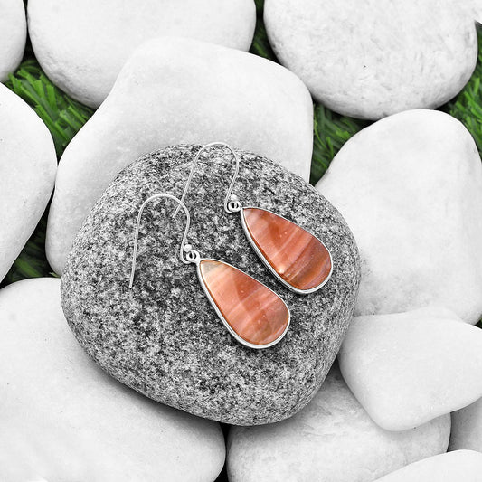 Natural Imperial Dedise Jasper Earrings E-1001 SDE75977