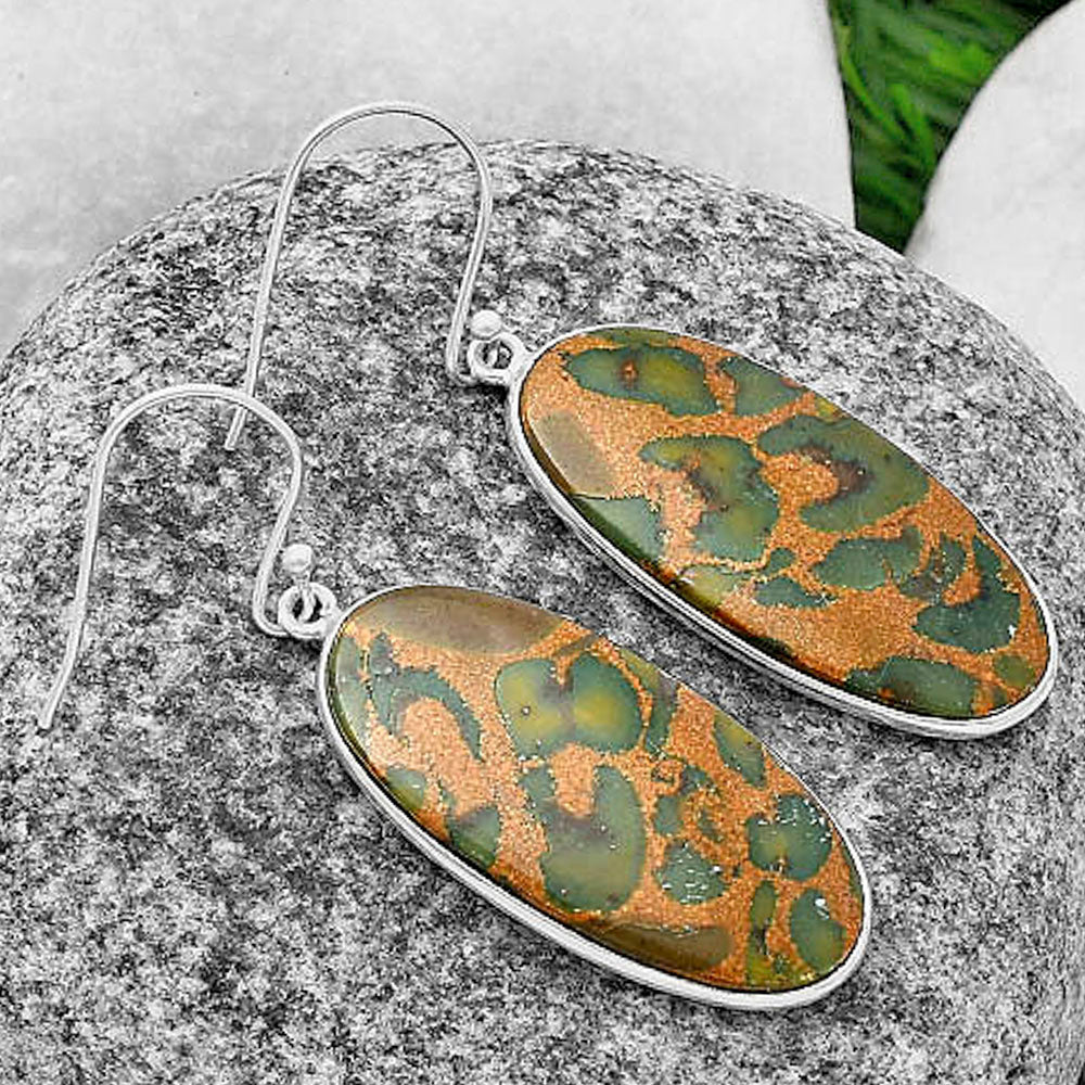 Natural Fruit Jasper Earrings E-1001 SDE76116