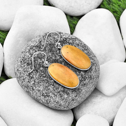 Natural Honey Aragonite Earrings E-1001 SDE76966