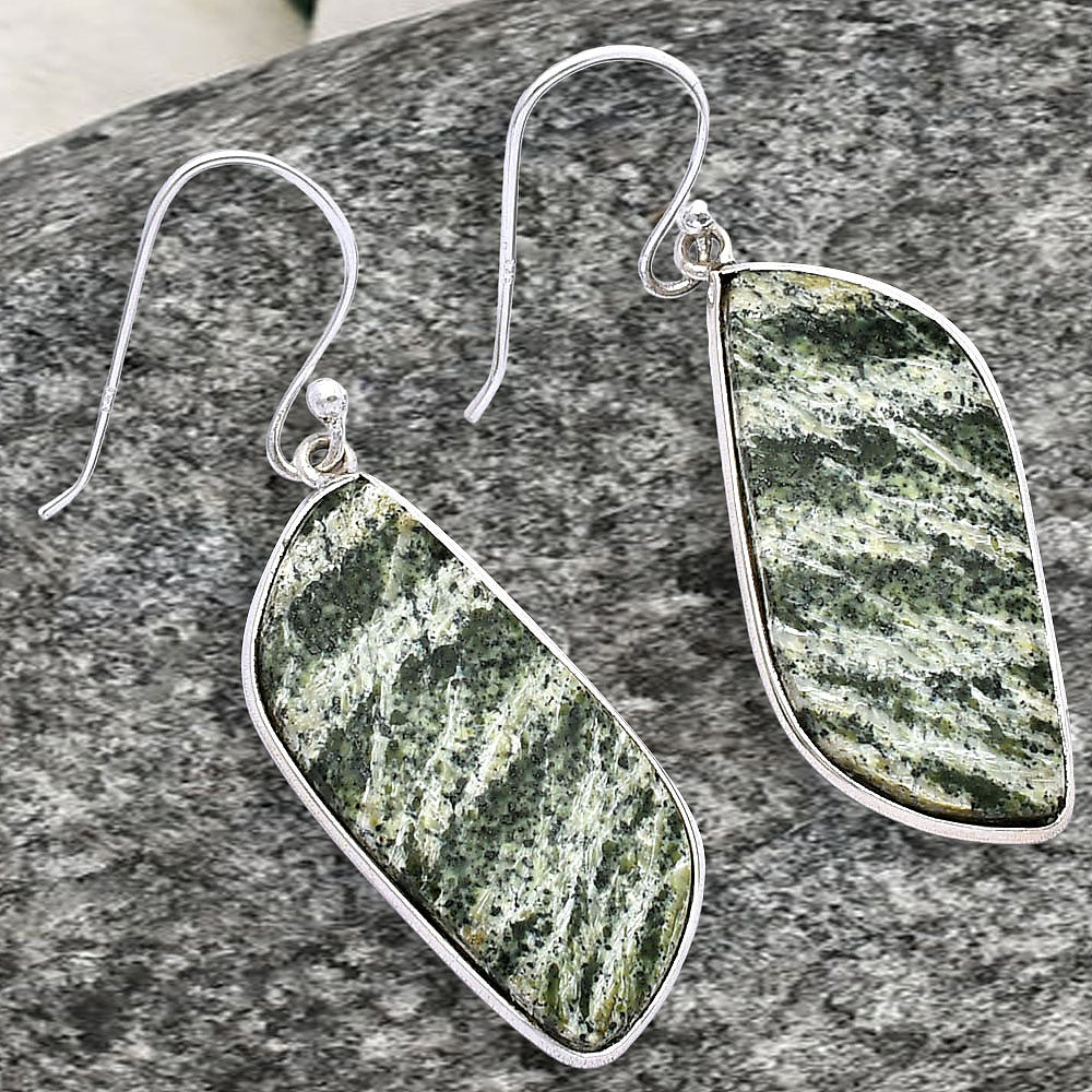 Natural Chrysotile Earrings E-1001 SDE78355