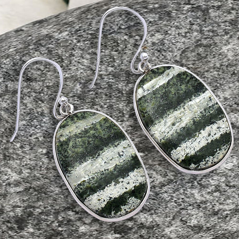 Natural Chrysotile Earrings E-1001 SDE78356