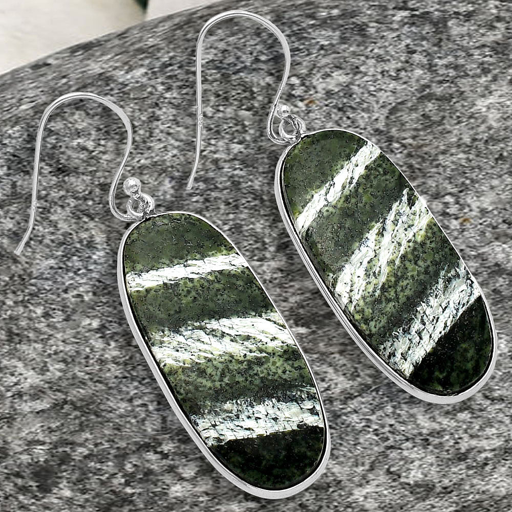 Natural Chrysotile Earrings E-1001 SDE78360
