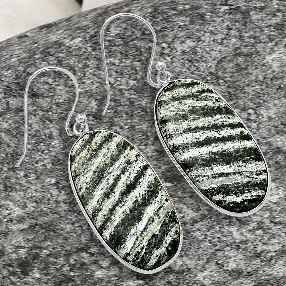 Natural Chrysotile Earrings E-1001 SDE78361