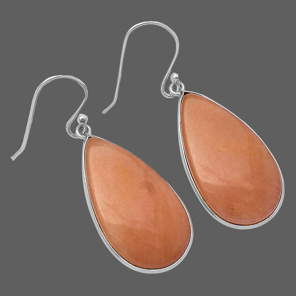 Natural Orange Aventurine Earrings E-1001 SDE78506