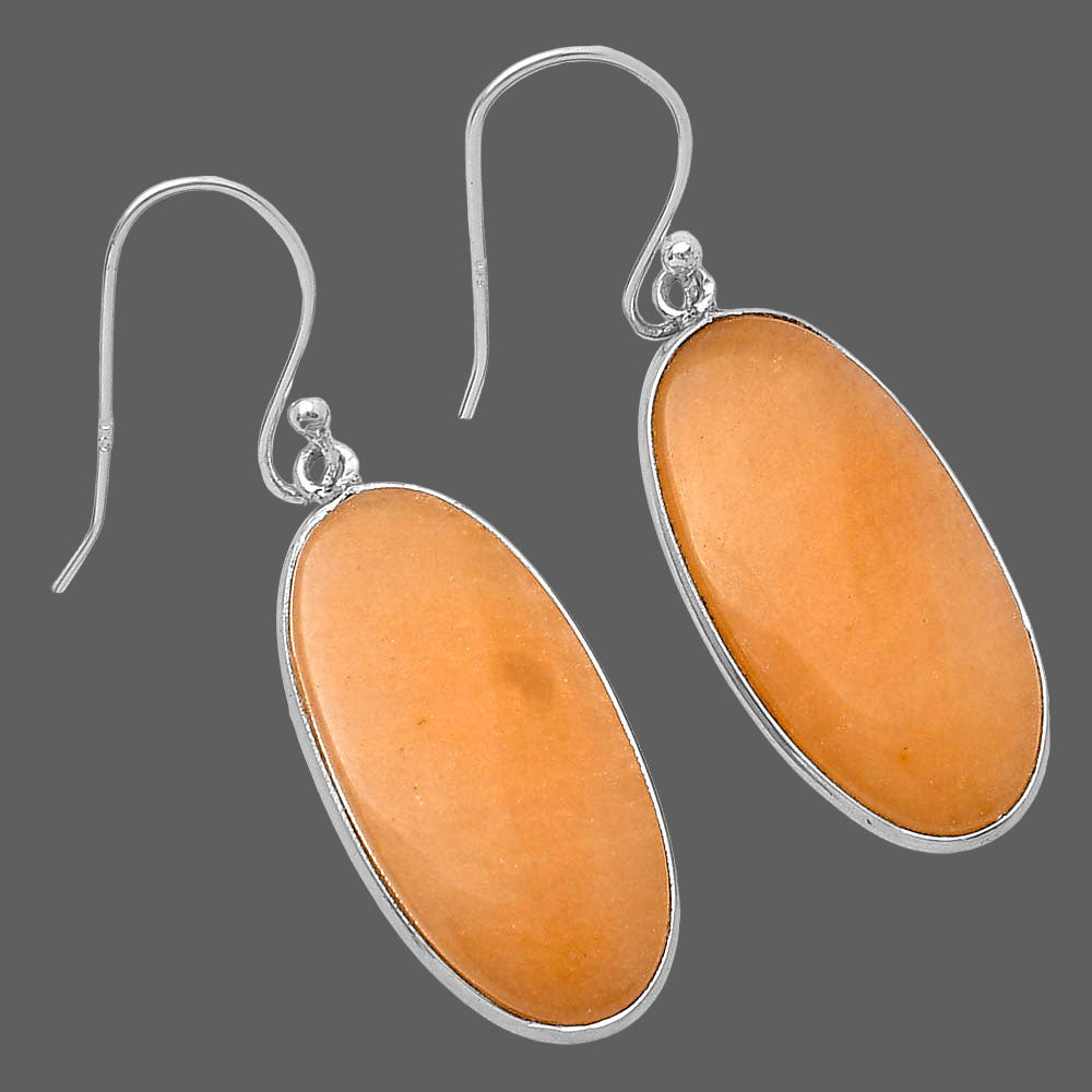 Natural Orange Aventurine Earrings E-1001 SDE78544