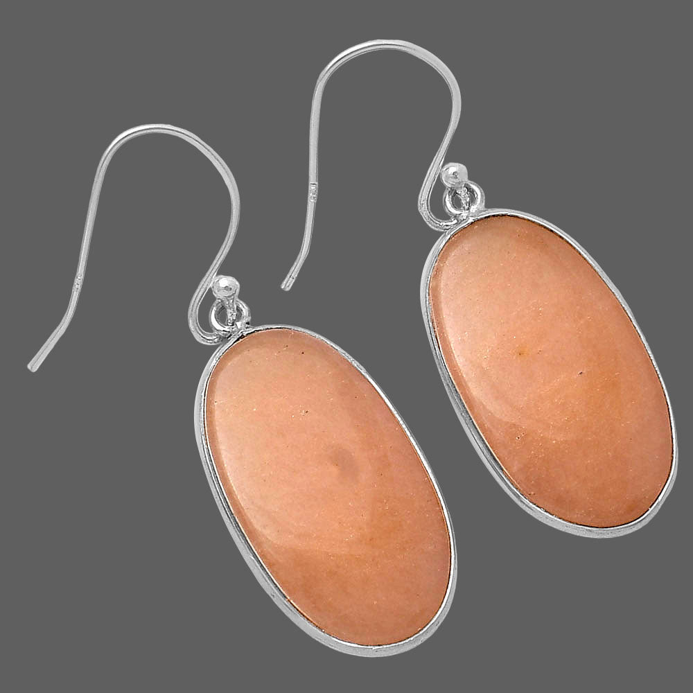 Natural Orange Aventurine Earrings E-1001 SDE78548