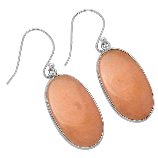 Natural Orange Aventurine Earrings E-1001 SDE78548