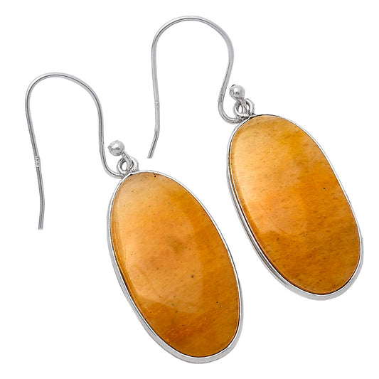 Natural Orange Aventurine Earrings E-1001 SDE78549
