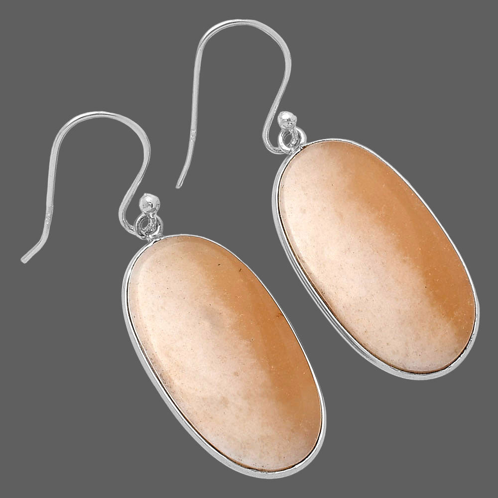 Natural Honey Aragonite Earrings E-1001 SDE78556