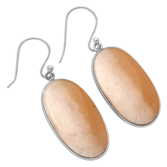 Natural Honey Aragonite Earrings E-1001 SDE78556