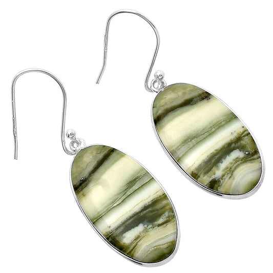 Natural Serpentine Earrings E-1001 SDE79313
